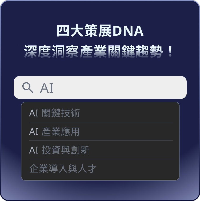 四大策展DNA 深度洞察產業關鍵趨勢！